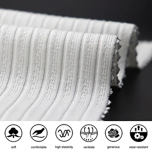 Viscose  cotton  spandex blended jacquard knit fabric